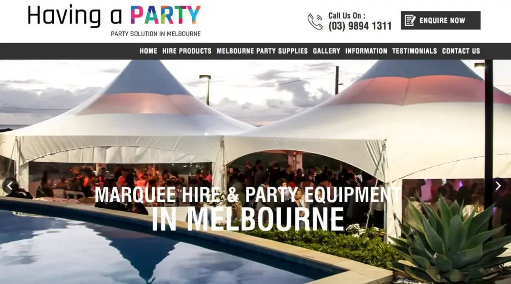 Wedding Hire Melbourne 