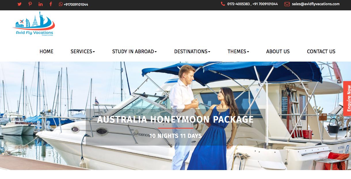 Honeymoon Packages Melbourne 