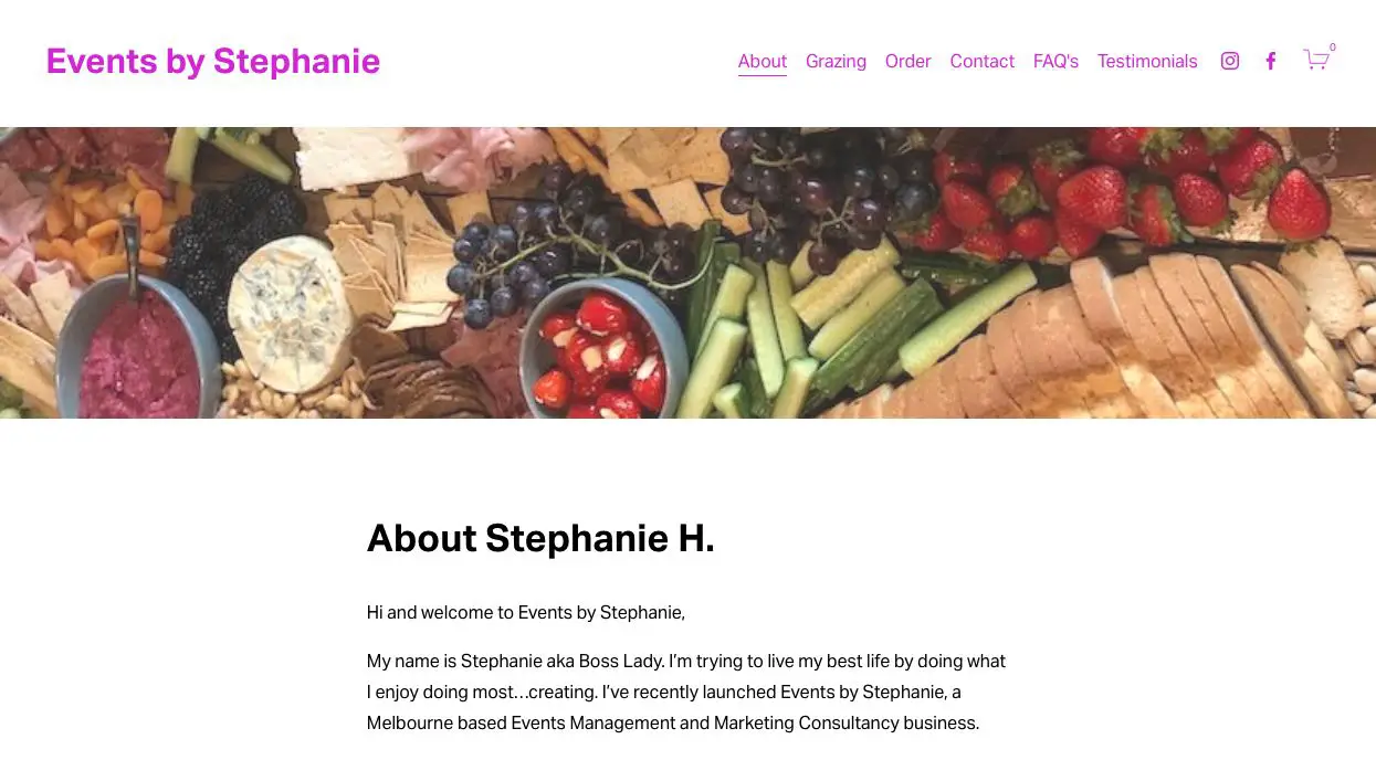 Events by Stephanie Grazing Table Melbourne