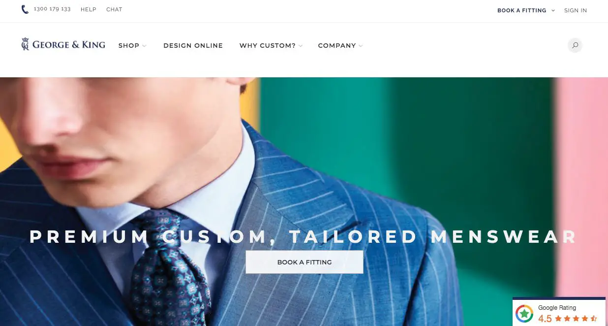 George & King Suit Tailors Melbourne