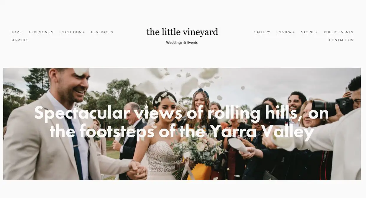 The Little Vineyard - Wedding Reception Venue Yarra Valley