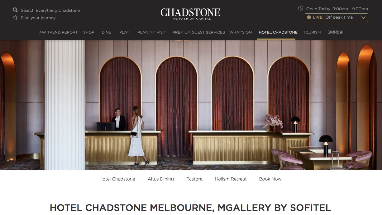 Overnight Stay at Hotel Chadstone Valentine's Day Idea Melbourn