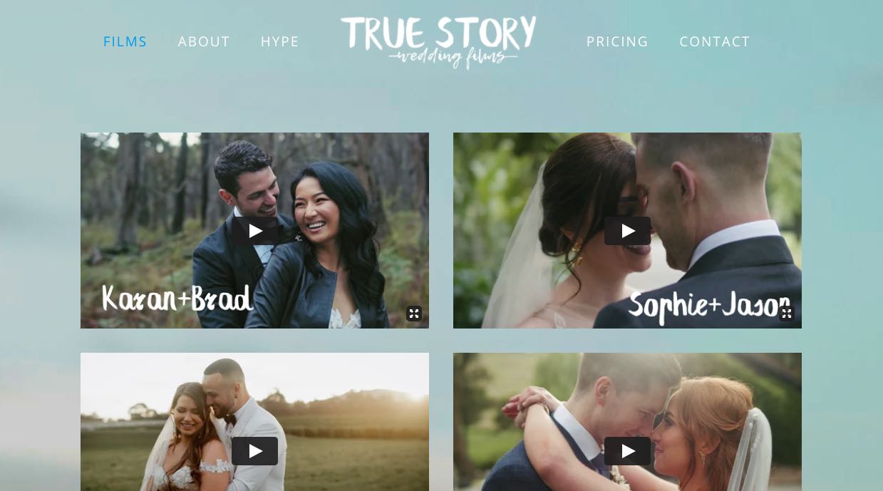 True Story wedding Videographer Yarra Valley