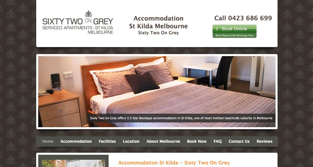 Sixty Two On Grey Accommodation and Hotel Burwood Melbourne 