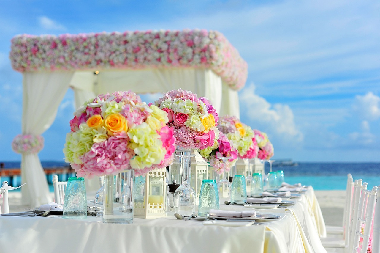 flowers-beach-wedding