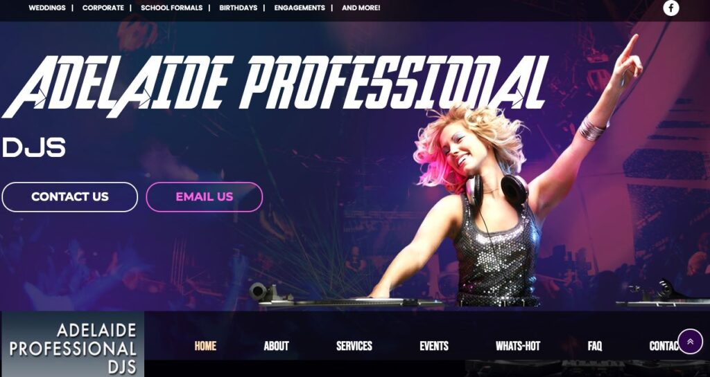 Adelaide Professional DJ Adelaide 
