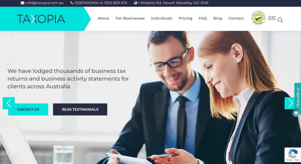 Taxopia Individual Tax Returns Online Australia