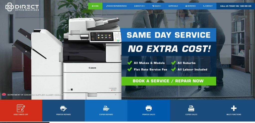 Direct Office Machines Photocopier Rent & Lease Sydney