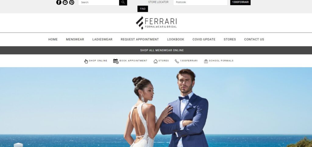Ferrari Formalwear & Bridal Affordable Wedding Dress Shops Melbourne